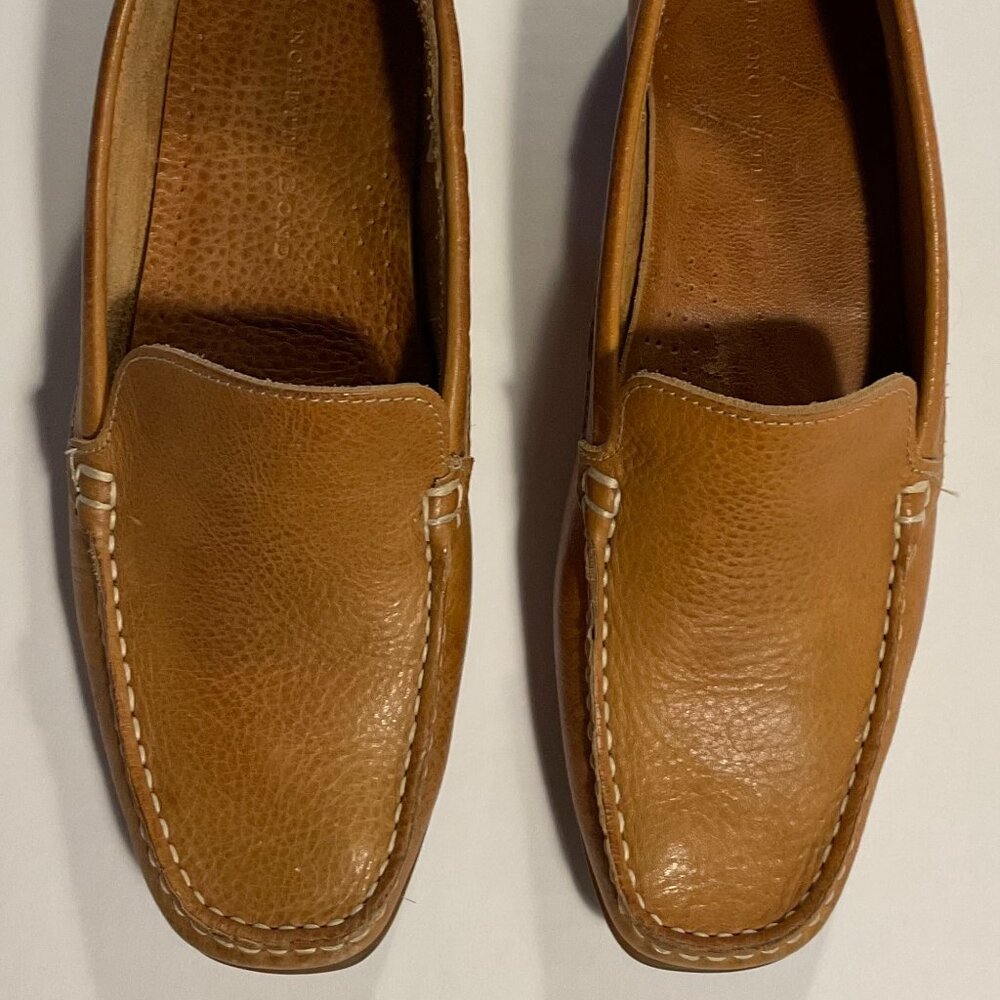 Franchetti Bond Leather Italian Loafers Size 9